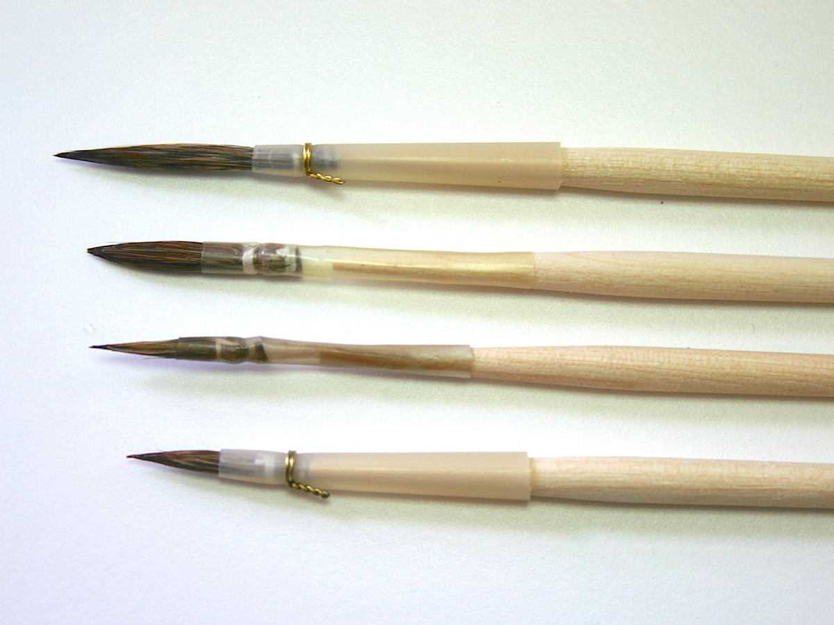 fude - Kielpinsel Ersatz für Katzenhaar